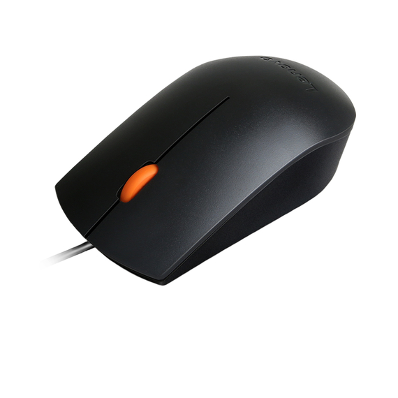 Mouse Lenovo 300, USB, Black, 4 image