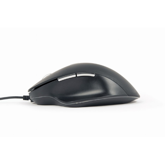 Mouse Gembird MUS-6B-02, USB, Black, 3 image
