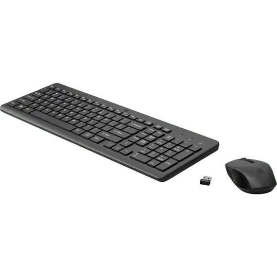 Tastatură + Mouse Wireless HP 330, Black, 2 image
