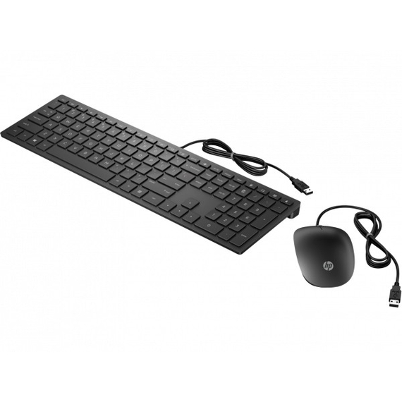 Tastatură + Mouse HP Pavilion 400, USB, Black, 3 image