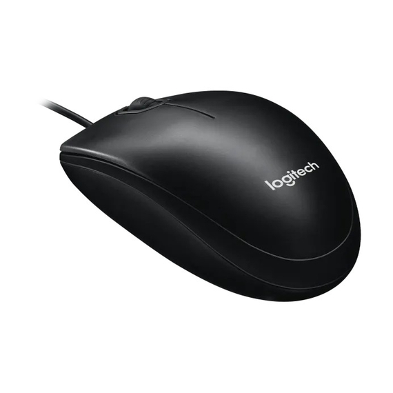 Mouse Optic Logitech M100, Black, 2 image
