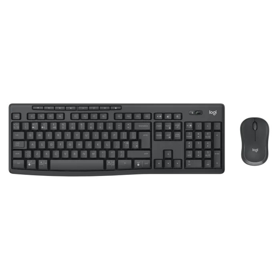 Tastatură + Mouse Wireless Logitech MK370 Combo for Business, Graphite