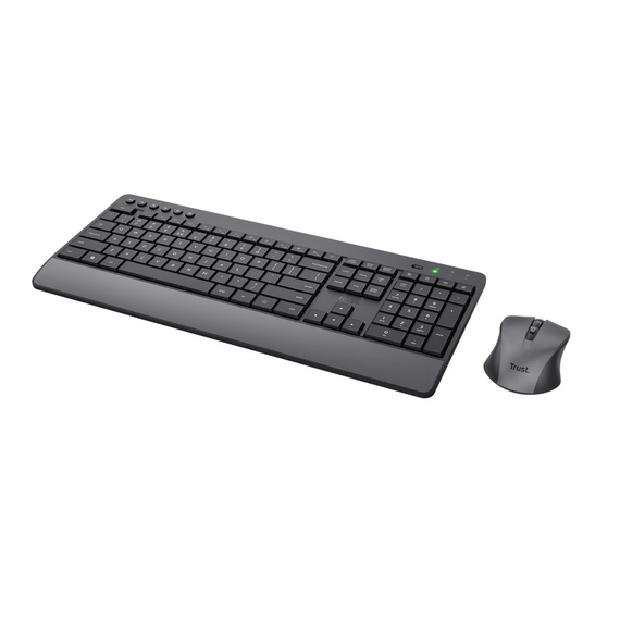 Tastatură + Mouse Wireless Trust Trezo, Black, 4 image