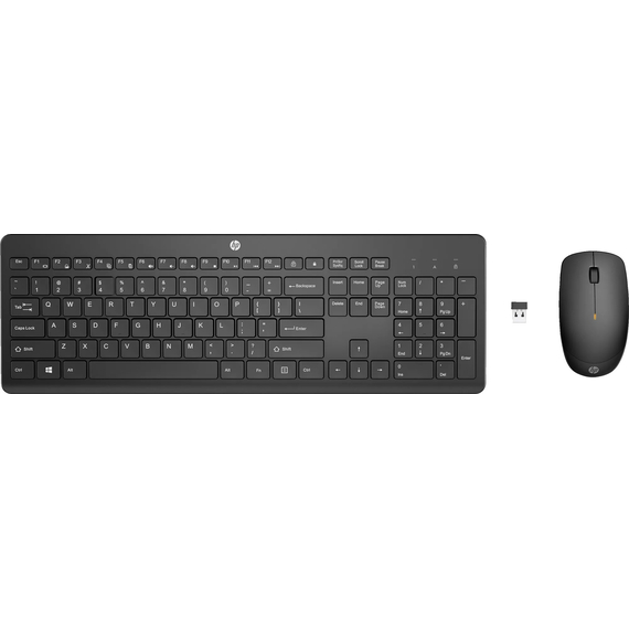 Tastatură + Mouse Wireless HP 650, Black
