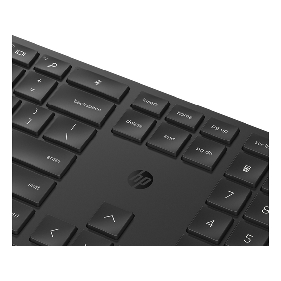 Tastatură + Mouse Wireless HP 650, Black, 2 image