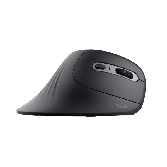Mouse Wireless Ergonomic Trust Verro, Black, 3 image