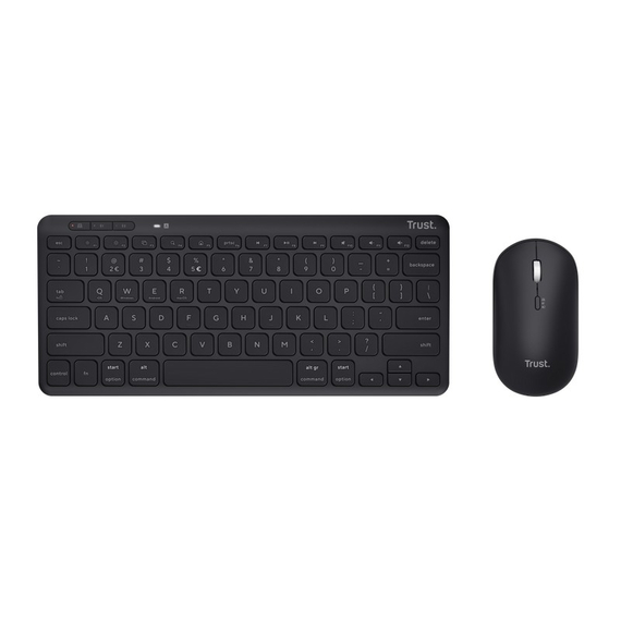 Tastatură + Mouse Wireless Trust Lyra Multi-Device / BT5.0 / Black