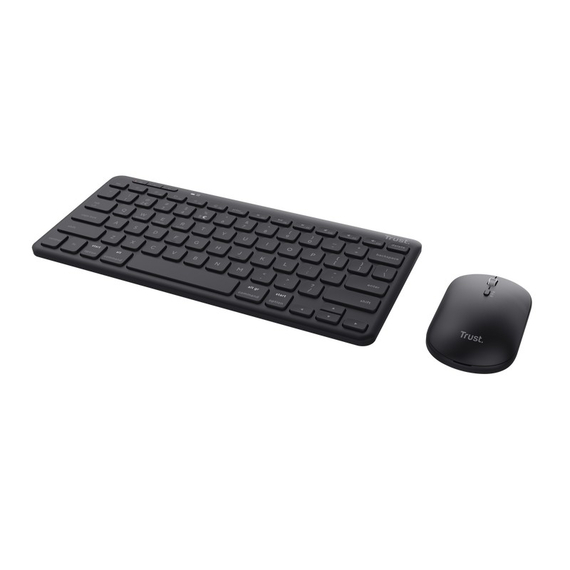 Tastatură + Mouse Wireless Trust Lyra Multi-Device / BT5.0 / Black, 3 image