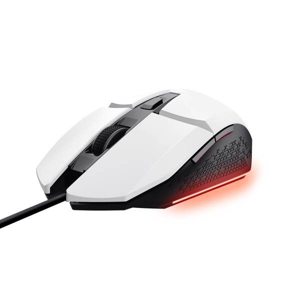 Gaming Mouse Trust GXT 109W FELOX, USB, White, 2 image