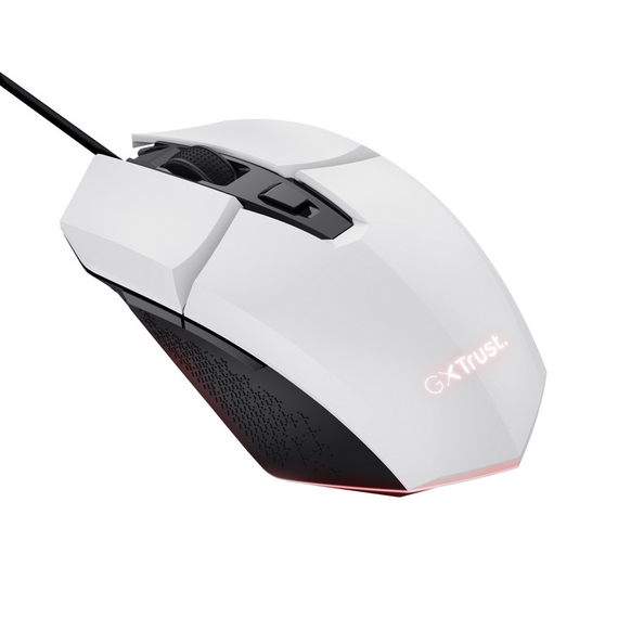 Gaming Mouse Trust GXT 109W FELOX, USB, White, 4 image