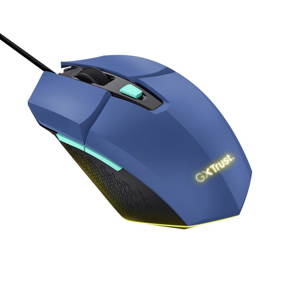 Gaming Mouse Trust GXT 109B FELOX, USB, Blue, 4 image