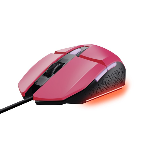 Gaming Mouse Trust GXT 109P FELOX, USB, Pink, 2 image