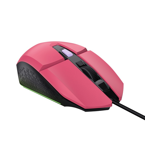 Gaming Mouse Trust GXT 109P FELOX, USB, Pink, 3 image