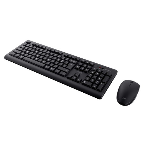 Tastatură + Mouse Wireless Trust Primo, USB, Black, 3 image