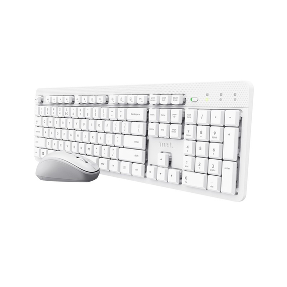 Tastatură + Mouse Wireless Trust ODY II / White, 3 image
