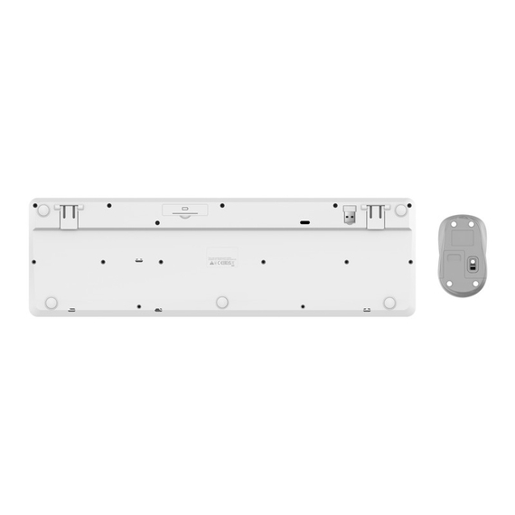 Tastatură + Mouse Wireless Trust ODY II / White, 4 image