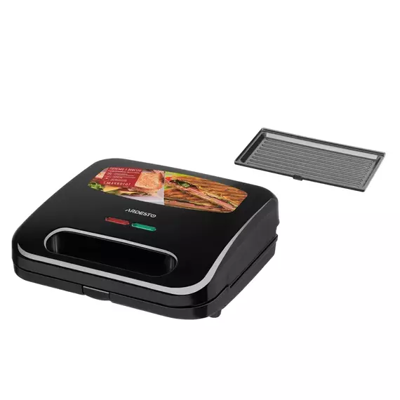 Aparat pentru sandwich Ardesto SM-H110BGR, Negru, 6 image