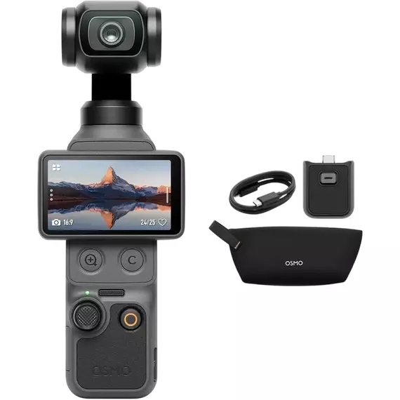 Cameră Video Sport DJI Osmo Pocket 4 Essential Combo, Negru, 4 image