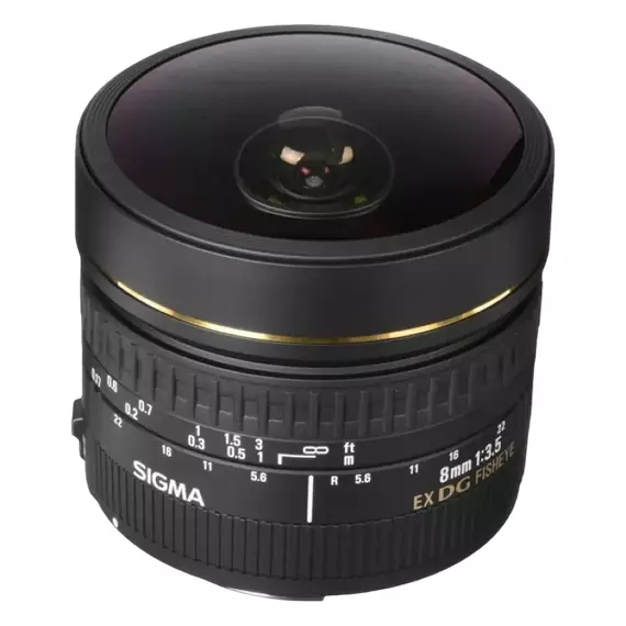 Obiectiv foto SIGMA 8mm f/3.5 EX DG Circular Fisheye, 3 image