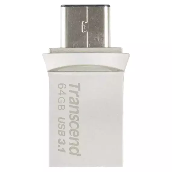 Memorie USB Transcend JetFlash 890, 64GB, Argintiu, 3 image