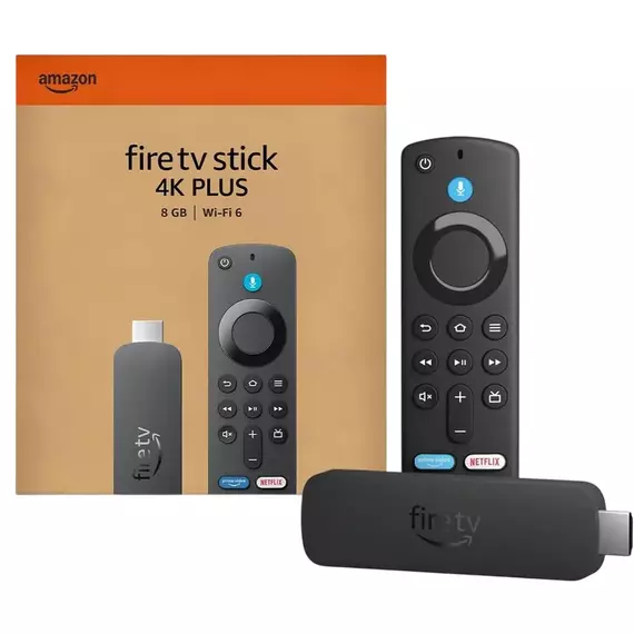 Stick TV Amazon Fire TV Stick 4K Plus 2025, Negru, 3 image
