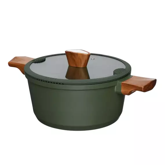 Cratiță RESTO 93703, 4.6L, 24cm, Verde, 6 image