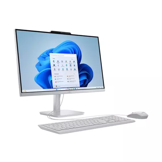 Computer All-in-One Lenovo A100, 23,8", Intel N100, 16GB/512GB, Fără SO, Cloud Grey, 7 image