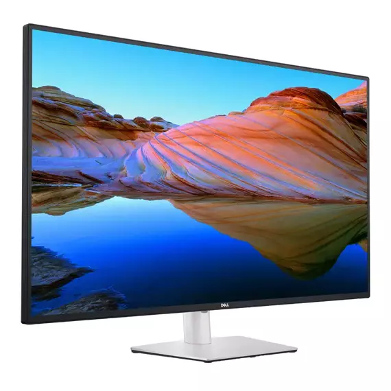 43"  DELL U4323QE, IPS 3840x2160 4K UHD, Negru | Argintiu, 4 image