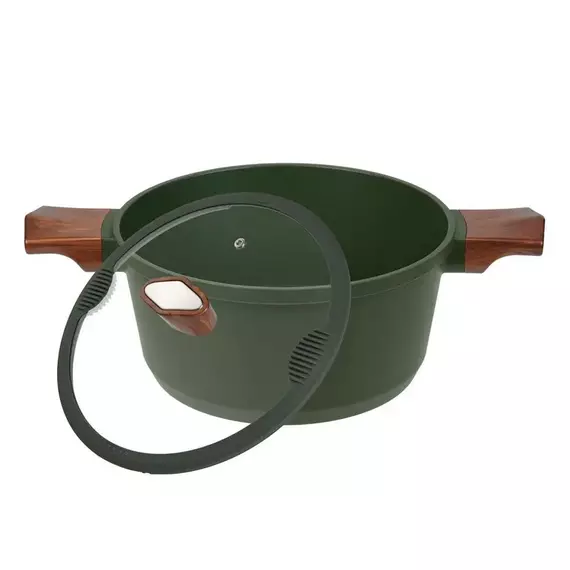 Cratiță RESTO 93703, 4.6L, 24cm, Verde, 7 image
