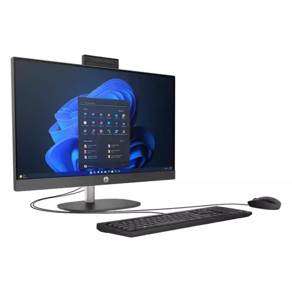 Computer All-in-One HP ProOne 240 G10, 24", Intel Core Ultra 7 155U, 16GB/512GB, Fără SO, Negru, 4 image