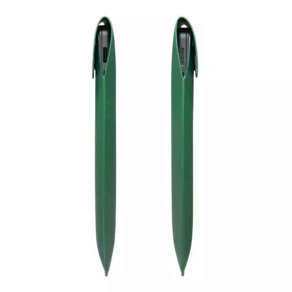 Husă pentru laptop Spigen Valentinus 13-14", Piele artificială, Jeju Green, 2 image