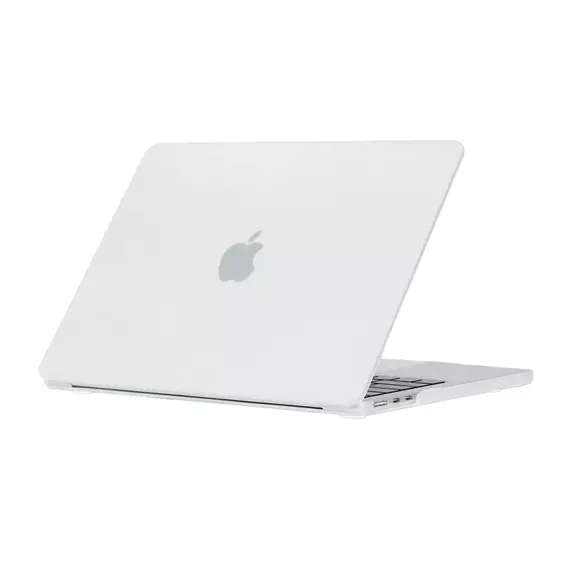Husă pentru laptop Tech Protect Smartshell Macbook Air 13 (2022), 13.6", Policarbonat, Matte Clear