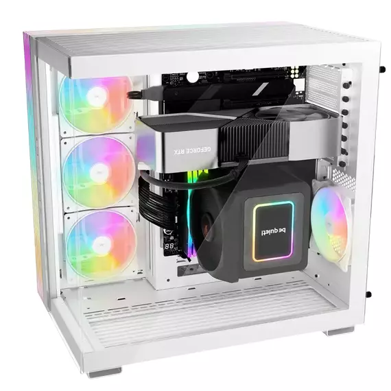 Carcasă PC be quiet! Ligh Base 600 DX, Midi-Tower, Fără PSU, Alb, 2 image