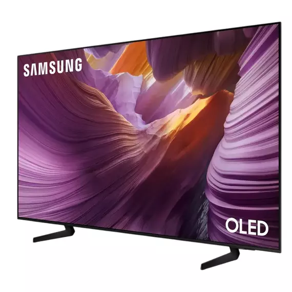 55" OLED SMART TV Samsung QE55S85FAUXUA, 3840x2160 4K UHD, Tizen, Negru, 3 image