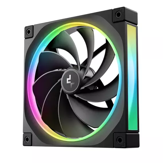 PC Case Fan Deepcool FL14 Reversed ARGB 140x140x25mm, ≤31.46 dB, 66,59CFM, 500-1700RPM, PWM, Hydro B, 6 image