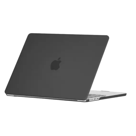 Husă pentru laptop Tech Protect Smartshell Macbook Air 13 (2022), 13.6", Policarbonat, Negru mat