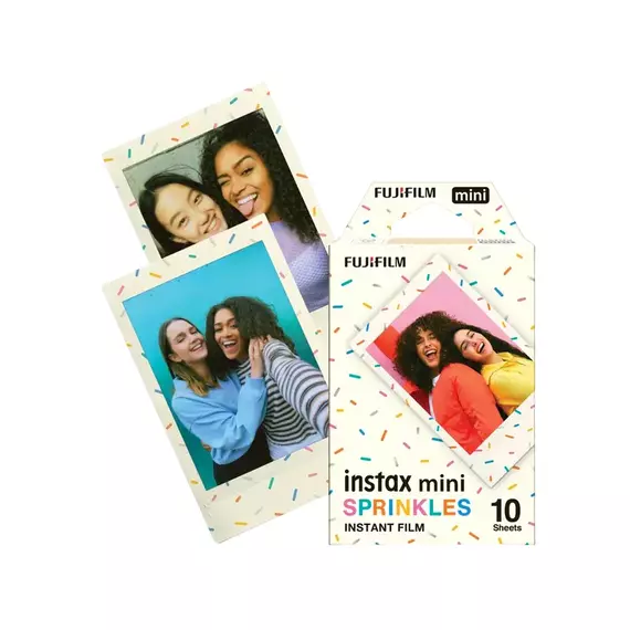 Fujifilm Instax Mini Instant Film Sprinkles (10 sheets), Multicolor