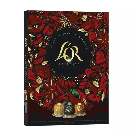 Cafea capsules L'OR Advent Calendar 124*9