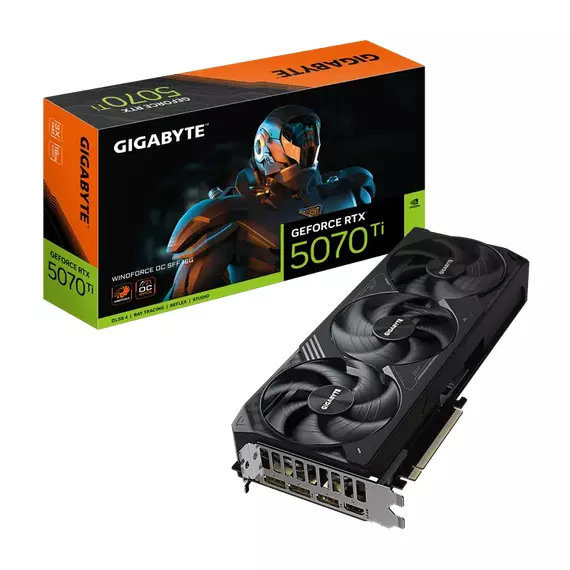 Placă Video Gigabyte GV-N507TWF3OC-16GD, 16GB GDDR7 256bit (GV-N507TWF3OC-16GD)