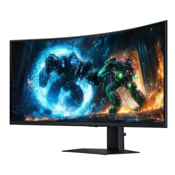 40" SAMSUNG Odyssey G7 G75F,Black,Curved-VA,5120x2160,185Hz,FreeSync,1msMPRT,350cd,HRD10,DP+HDMI+USB, 2 image