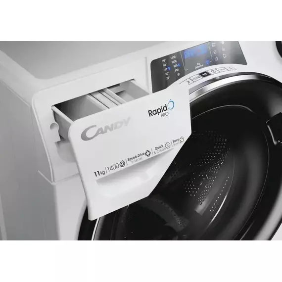 Mașină de spălat Candy RP 4116BWMBC/1-S, 11kg, Alb, 6 image