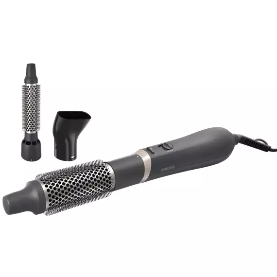 Uscător de păr-perie Philips BHA301/00, 800W, Gri