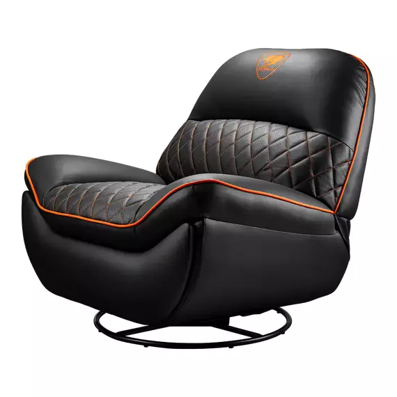 Scaun Gaming Cougar Overlord, PU Piele, Negru | Portocaliu, 5 image