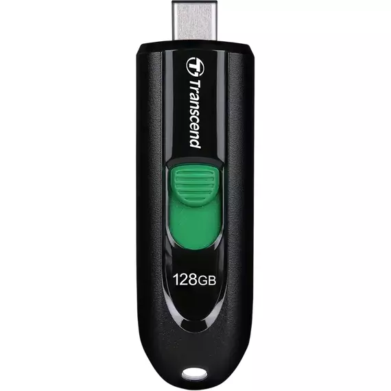 128GB USB-C Flash Drive Transcend "JetFlash 790C", Black, Slider (USB 3.0 (5Gb/s), R/W:90/45MB/s, 6