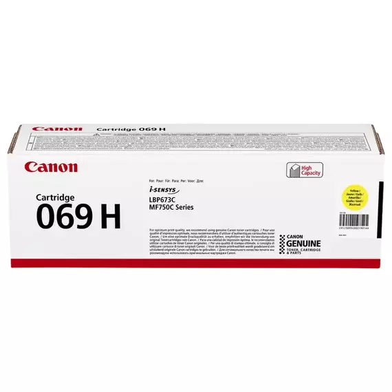 Cartuș laser Canon CRG-069H, Galben