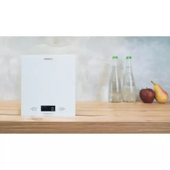 Cântar electronic de bucătărie Ardesto SCK-893W, Alb, 3 image