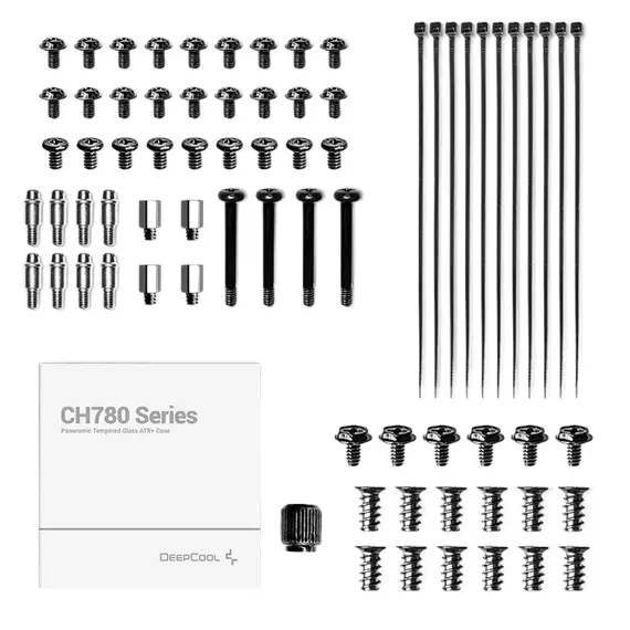 Carcasă PC Deepcool CH780, Full-Tower, Fără PSU, Alb, 5 image