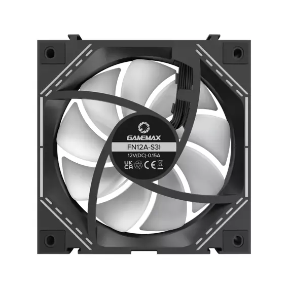 Ventilator PC Gamemax FN12A-S3I, 120 mm, 8 image
