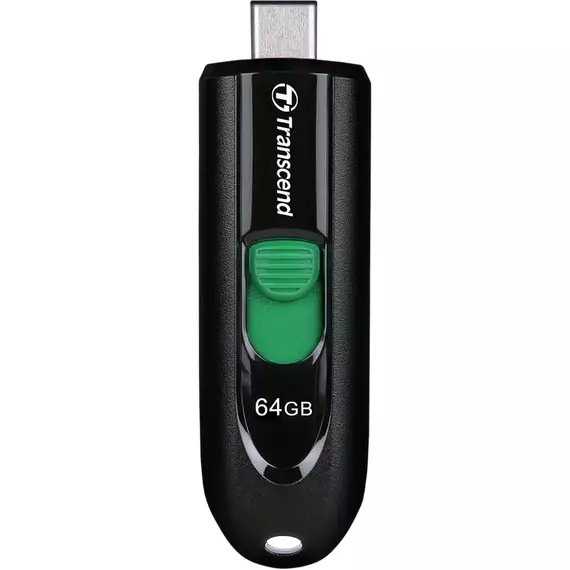 64GB USB-C Flash Drive Transcend "JetFlash 790C", Black, Slider (USB 3.0 (5Gb/s), R/W:90/30MB/s, 6