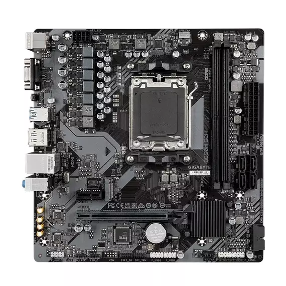 Placă de bază Gigabyte B650M S2H, AM5, AMD B650, Micro-ATX, 4 image